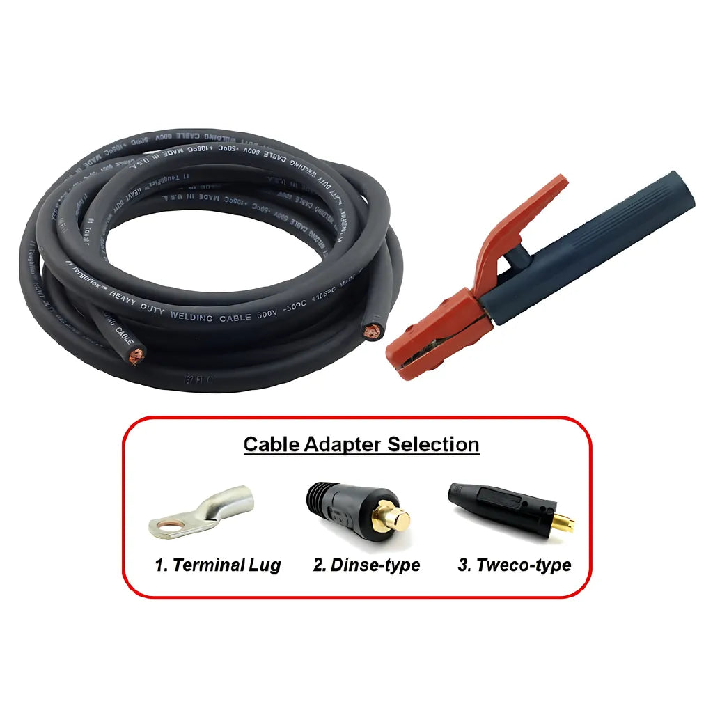 Cable, 50' # 1/0 W/Electrode Holder 10E50-2393