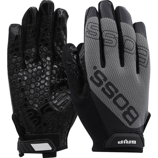 Boss 120-MG1220T/XXL Synthetic Microfiber Palm with Silicone Coated Grip and Mesh Fabric Back