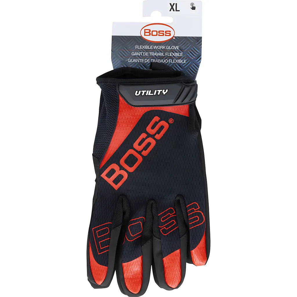Boss 120-Mu1210T/M Synthetic Microfiber Palm With Mesh Fabric Back 120-MU1210TM-8388