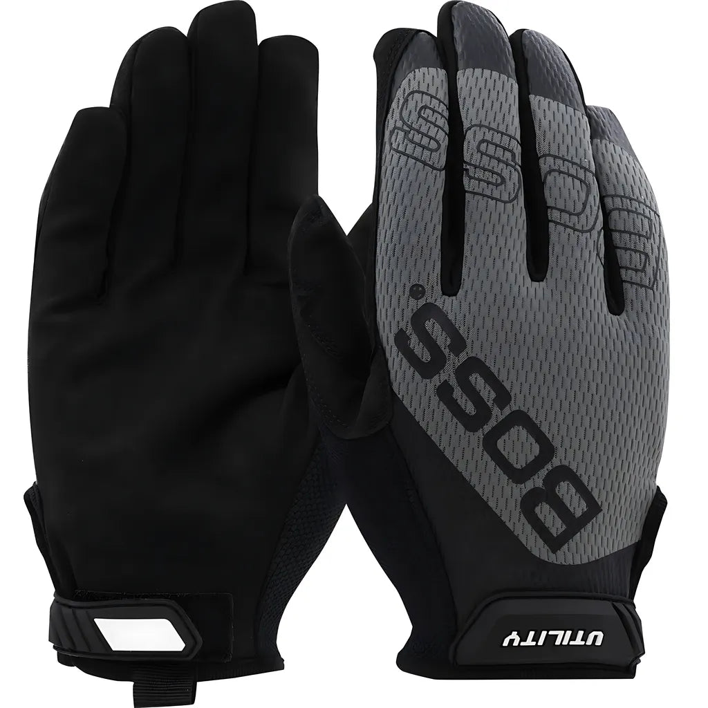 Boss 120-Mu1220T/L Synthetic Microfiber Palm With Mesh Fabric Back 120-MU1220TL-8399