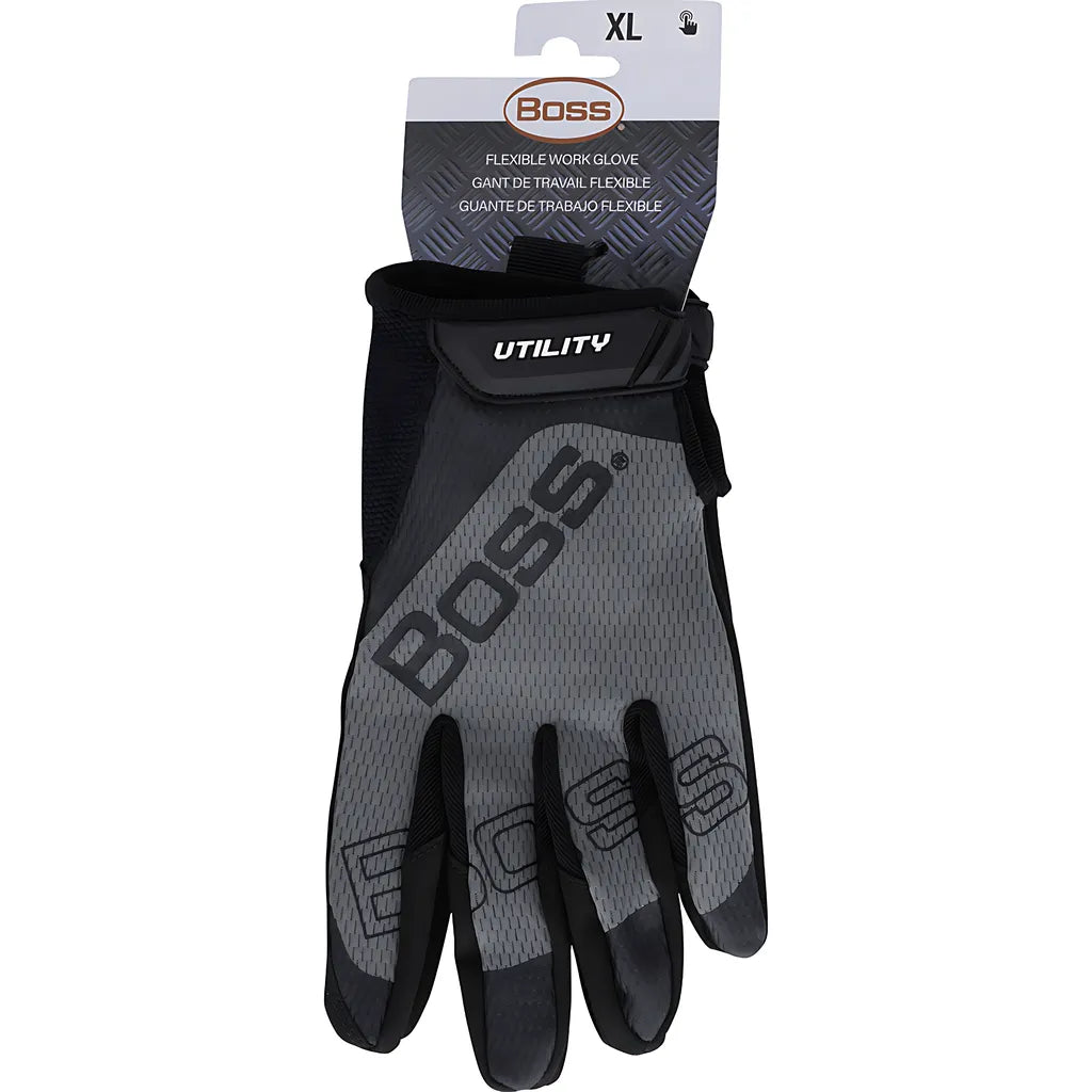 Boss 120-Mu1220T/M Synthetic Microfiber Palm With Mesh Fabric Back 120-MU1220TM-8398