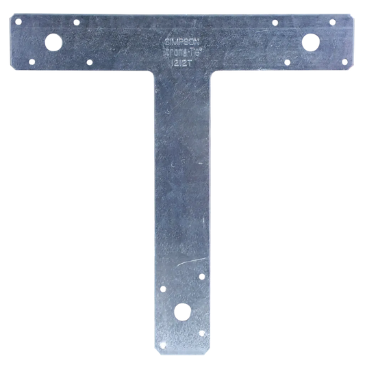 12 In. X 12 In. 14-Gauge Galvanized T Strap (Pack Of 10)-1212T-R-SP3499-3786