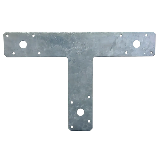 12 In. X 8 In. 14-Gauge Galvanized T Strap (Pack Of 10)-128T-R-SP3697-3991