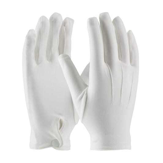 Century Glove 130-650WM 100% Stretch Nylon Dress Glove with Raised Stitching on Back - Snap Closure