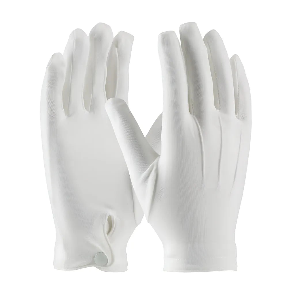 Century Glove 130-650Wm 100% Stretch Nylon Dress Glove With Raised Stitching On Back - Snap Closure 130-650WM-8467