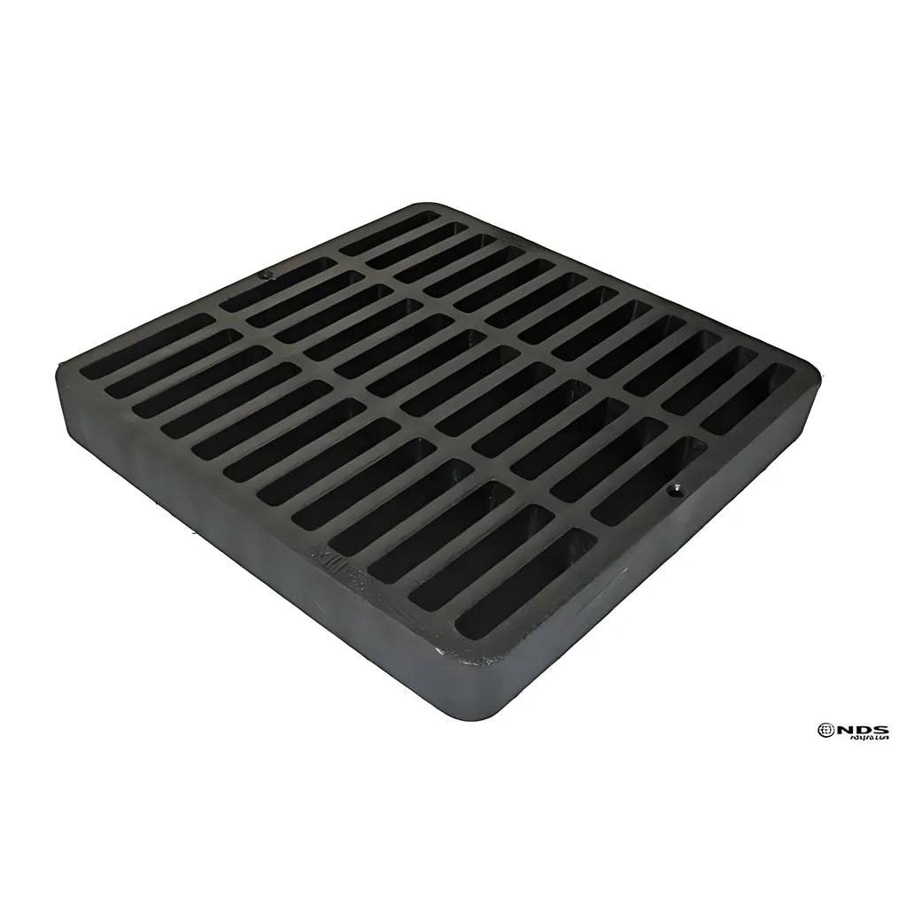 9" Square Grate - Black