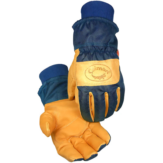 Caiman 1354-1 Pigskin Leather Palm Glove With Polyester Back And Heatrac Insulation 1354-1-8549