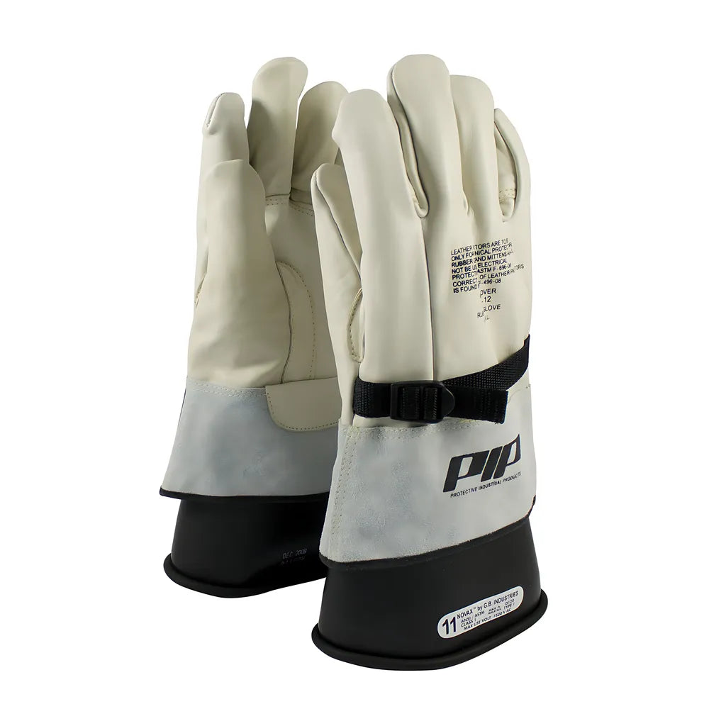 Pip 148-4000/10 Top Grain Cowhide Leather Protector For Novax Gloves - Gauntlet Cuff 148-400010-8696