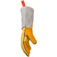 Caiman 1485-4 Elk Skin Mig/Stick Welder'S Glove With An Unlined Palm And Fr Wool Lined Back 1485-4-8705