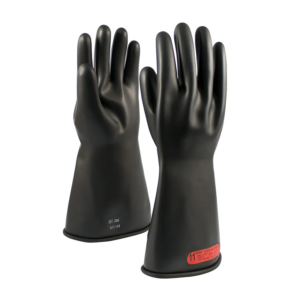 Novax 150-0-14/10 Class 0 Rubber Insulating Glove With Straight Cuff - 14" 150-0-1410-8778