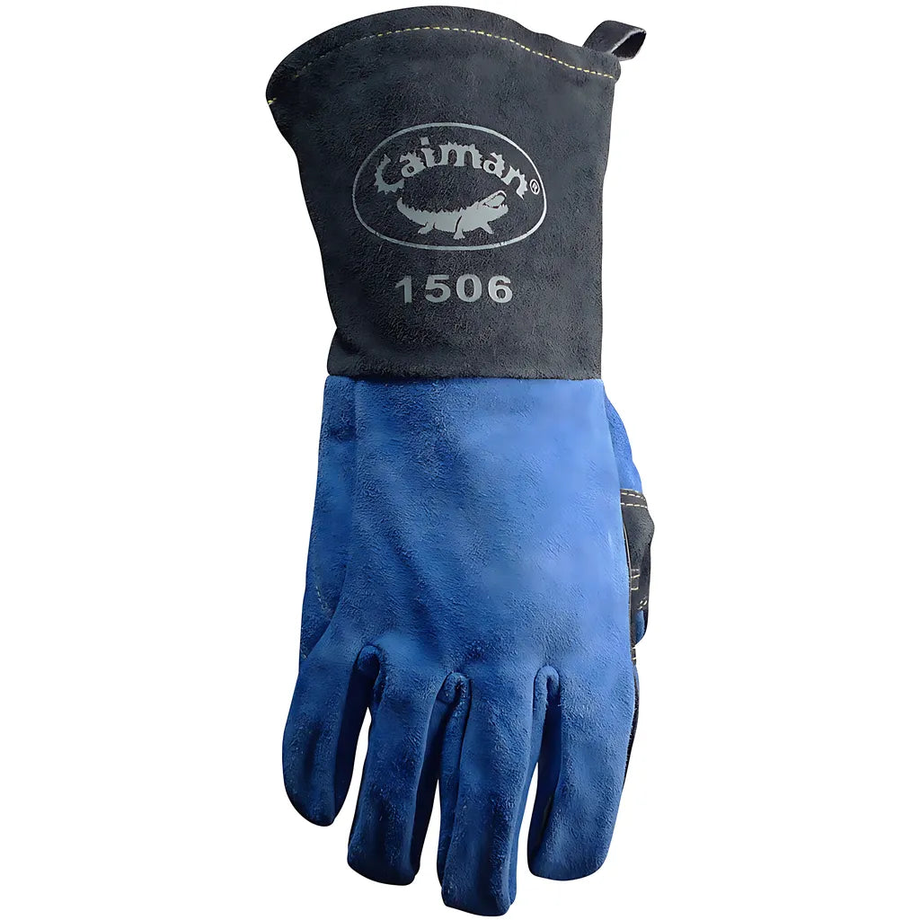 Caiman 1506 Premium Split Cowhide Mig/Stick Welder'S Glove With Fleece Lining 1506-8802