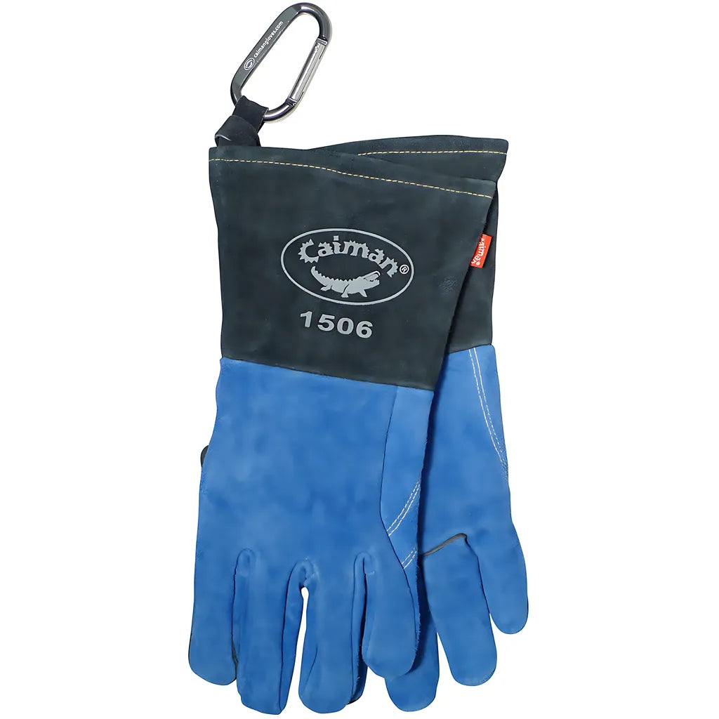 Caiman 1506 Premium Split Cowhide Mig/Stick Welder'S Glove With Fleece Lining 1506-8806