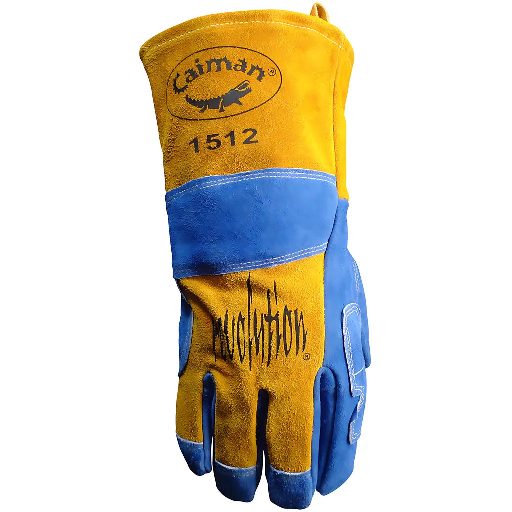 Caiman 1512 Premium Split Cowhide Mig/Stick Welder'S Glove With Wool Lining 1512-8841