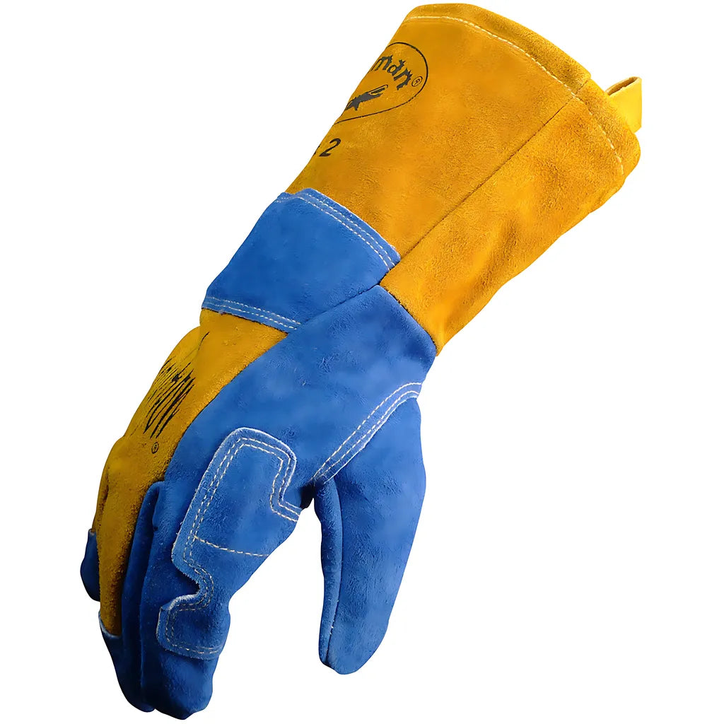 Caiman 1512 Premium Split Cowhide Mig/Stick Welder'S Glove With Wool Lining 1512-8843