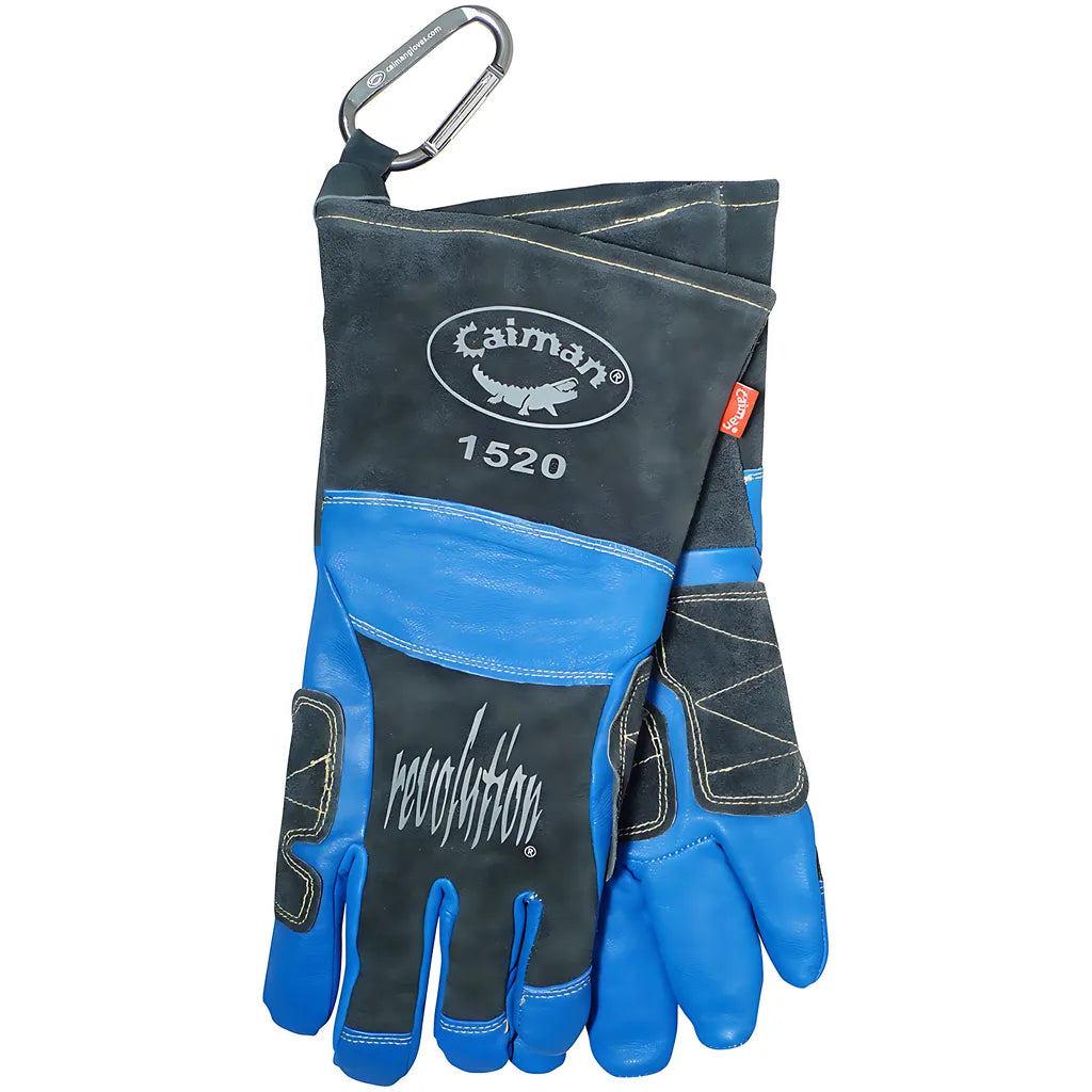 Caiman 1520 Premium Goat Grain Mig/Stick Welder'S Glove With Wool Lining 1520-8885