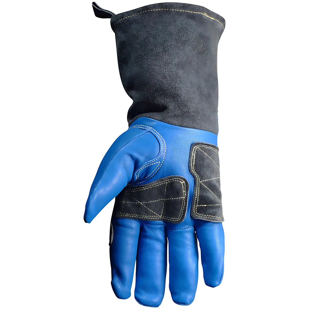 Caiman 1521 Premium Goat Grain Mig/Stick Welder'S Glove With Para-Aramid Cut Lining 1521-8888