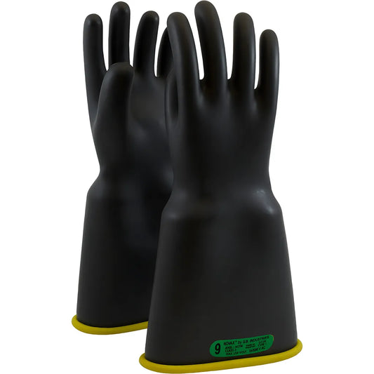 Novax 154-3-14/10 Class 3 Rubber Insulating Glove With Bell Cuff - 14" 154-3-1410-9061