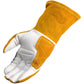 Caiman 1540-4 Premium Goat Grain Tig/Multi-Task Welder'S Glove With Split Cowhide Back - 4" Kontour Wrist Cuff 1540-4-9013