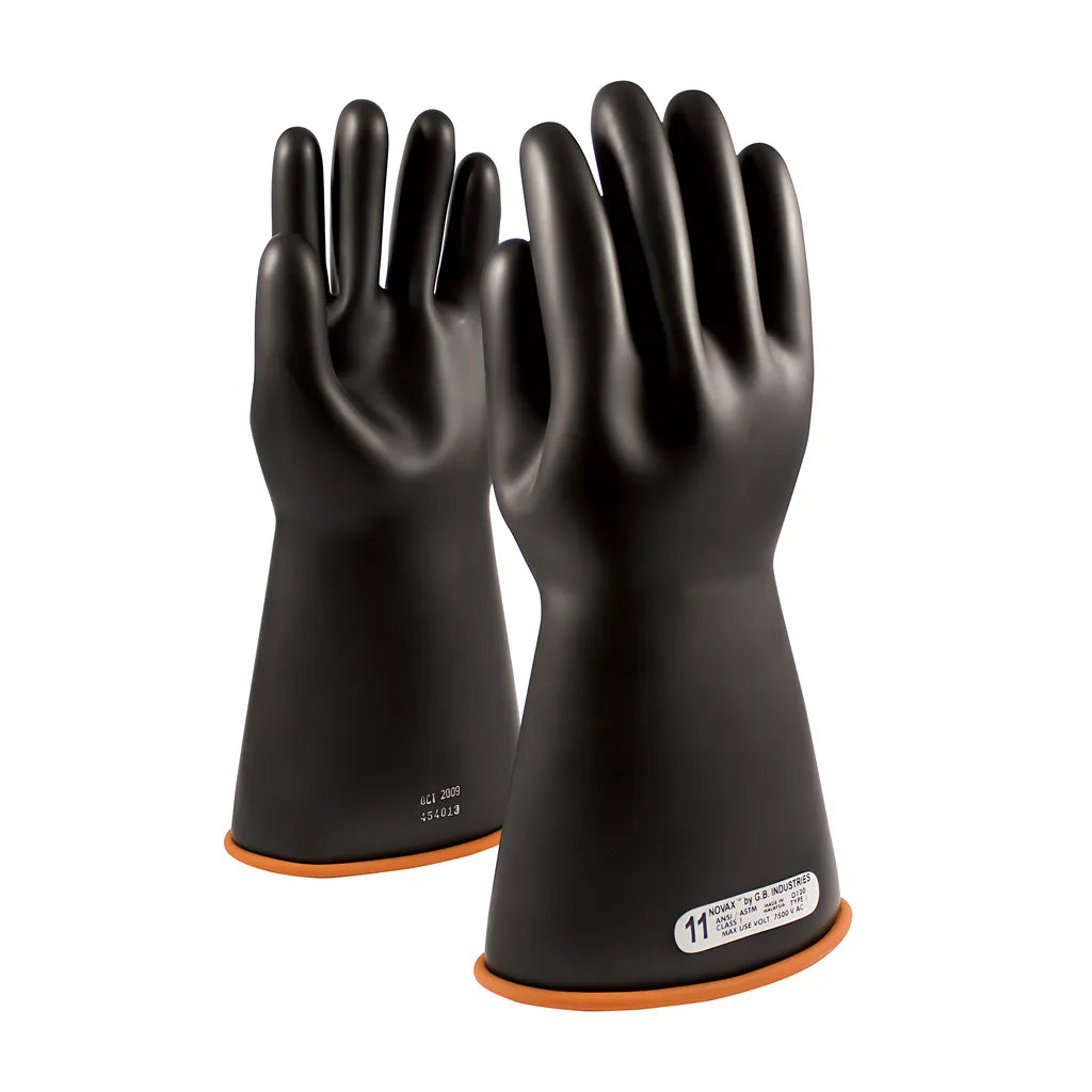 Novax 155-1-14/10 Class 1 Rubber Insulating Glove With Straight Cuff - 14" 155-1-1410-9091