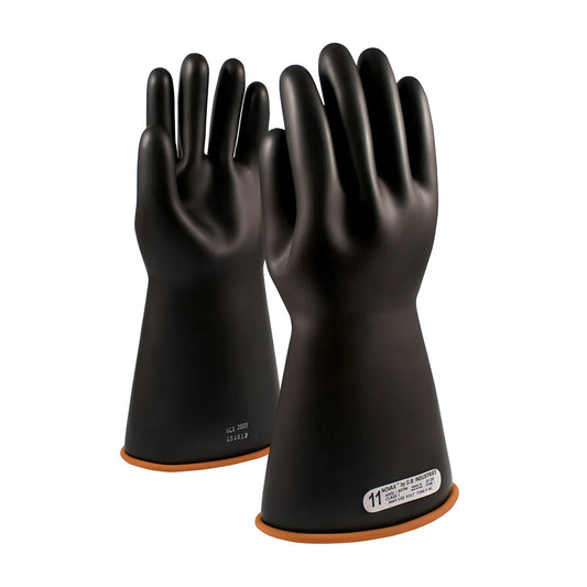 Novax 155-1-16/10 Class 1 Rubber Insulating Glove With Straight Cuff - 16" 155-1-1610-9097