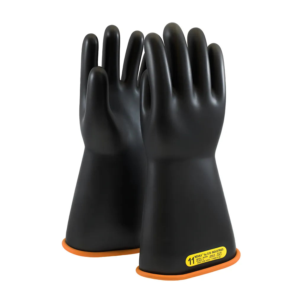 Novax 155-2-14/10 Class 2 Rubber Insulating Glove With Straight Cuff - 14" 155-2-1410-9102