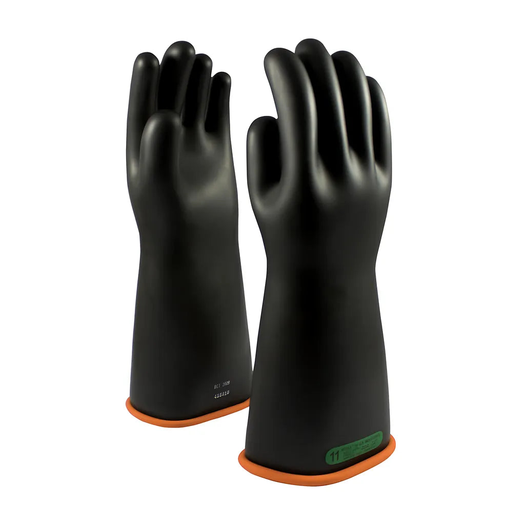 Novax 155-3-16/10 Class 3 Rubber Insulating Glove With Straight Cuff - 16" 155-3-1610-9124