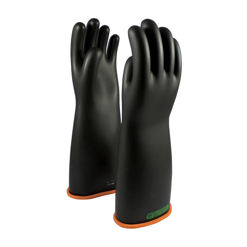 Novax 155-3-18/11 Class 3 Rubber Insulating Glove With Straight Cuff - 18" 155-3-1811-9132