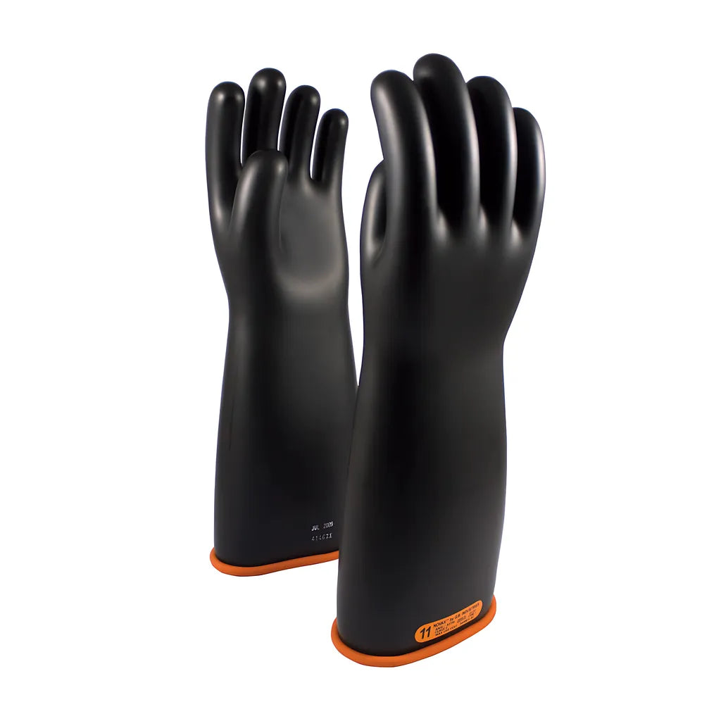 Novax 155-4-18/10 Class 4 Rubber Insulating Glove With Straight Cuff - 18" 155-4-1810-9141