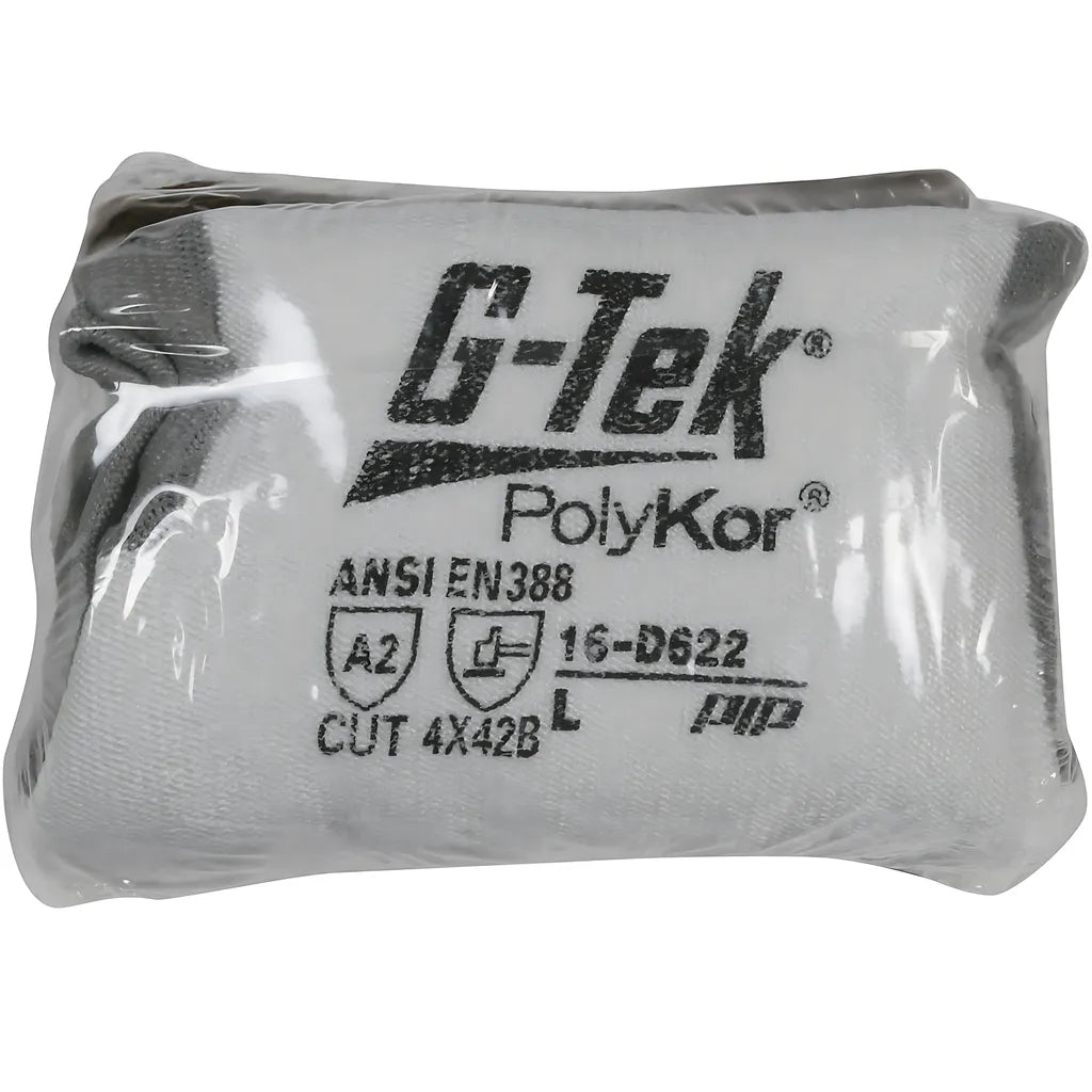 G-Tek 16-D622V/M Seamless Knit Polykor Blended Glove With Polyurethane Coated Flat Grip On Palm & Fingers - Vend-Ready 16-D622VM-9670