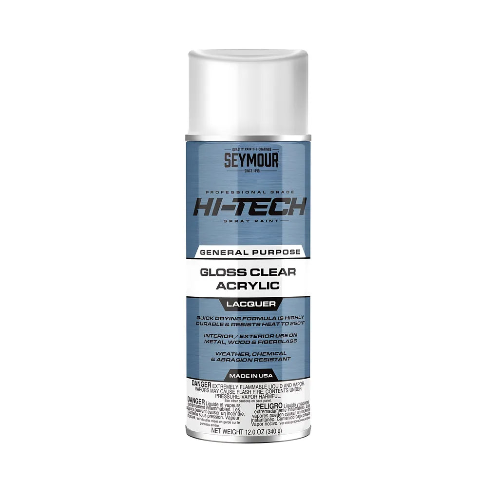 Hi-Tech Lacquer Gloss Clear Acrylic (U.V. Resistant) 16 Oz Can-160121-803