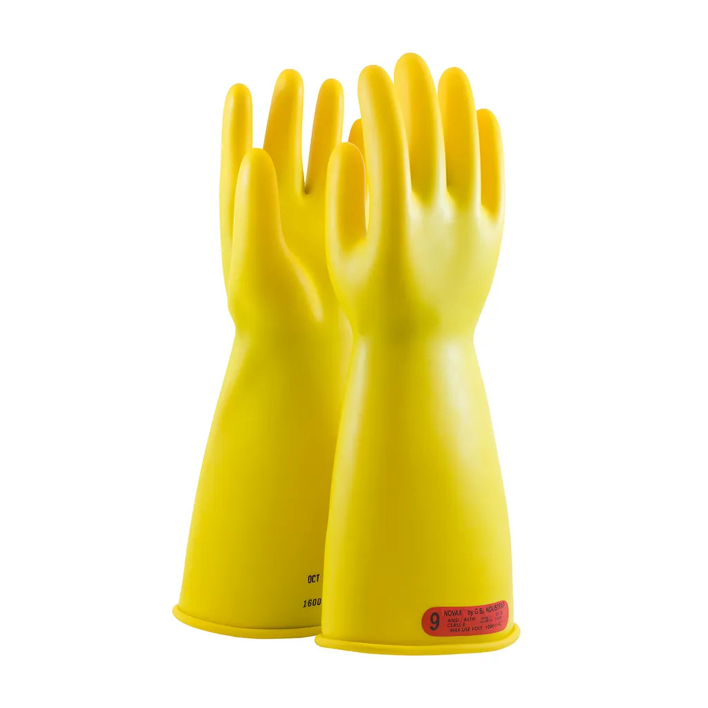 Novax 170-0-14/10.5 Class 0 Rubber Insulating Glove With Straight Cuff - 14" 170-0-1410.5-9755