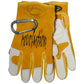 Caiman 1828-4 Premium Cow Grain Tig/Mig Welder'S Gloves With Split Cowhide Back - Hook & Loop Closure 1828-4-9909