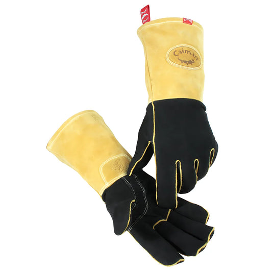 Caiman 1852-5 Premium Split Deerskin Stick/Mig Welder'S Glove With Wool Insulation 1852-5-9932