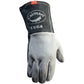 Caiman 1864-4 Premium Split Deerskin Tig Welder'S Glove With A 4" Gray Extended Cuff 1864-4-9948