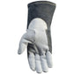 Caiman 1864-5 Premium Split Deerskin Tig Welder'S Glove With A 4" Gray Extended Cuff 1864-5-9961