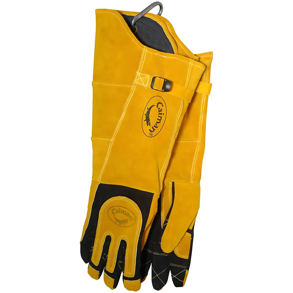 Caiman 1878-5 Premium Split Deerskin Mig/Stick Welder'S Glove With Fleece/Foam Insulation - 21" Length 1878-5-10046