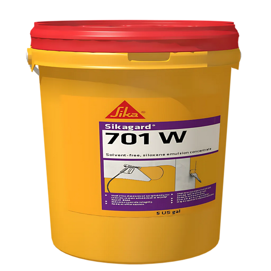 Sikagard 701W - 1-Component, Solvent-Free, Concentrated, Clear, Chloride Repellent Penetrating Sealer