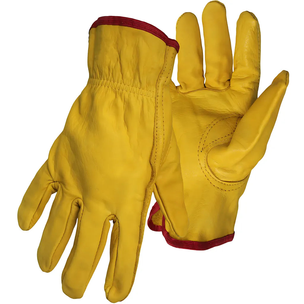 Boss 1Bl18361J Regular Grade Top Grain Gold Cowhide Leather Drivers Glove - Keystone Thumb 1BL18361J-10252