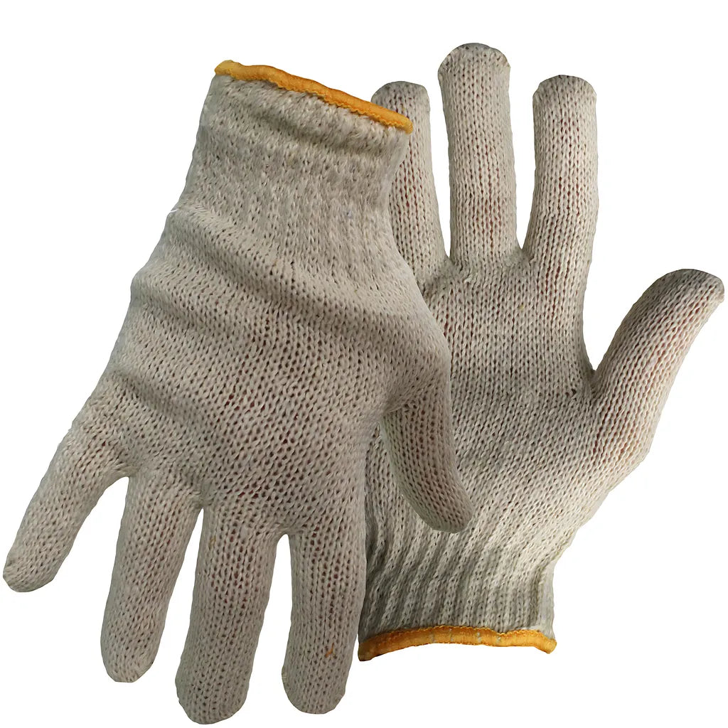 Boss 1Jc1203 Light Weight Seamless Knit Cotton/Polyester Glove - Natural 1JC1203-10279