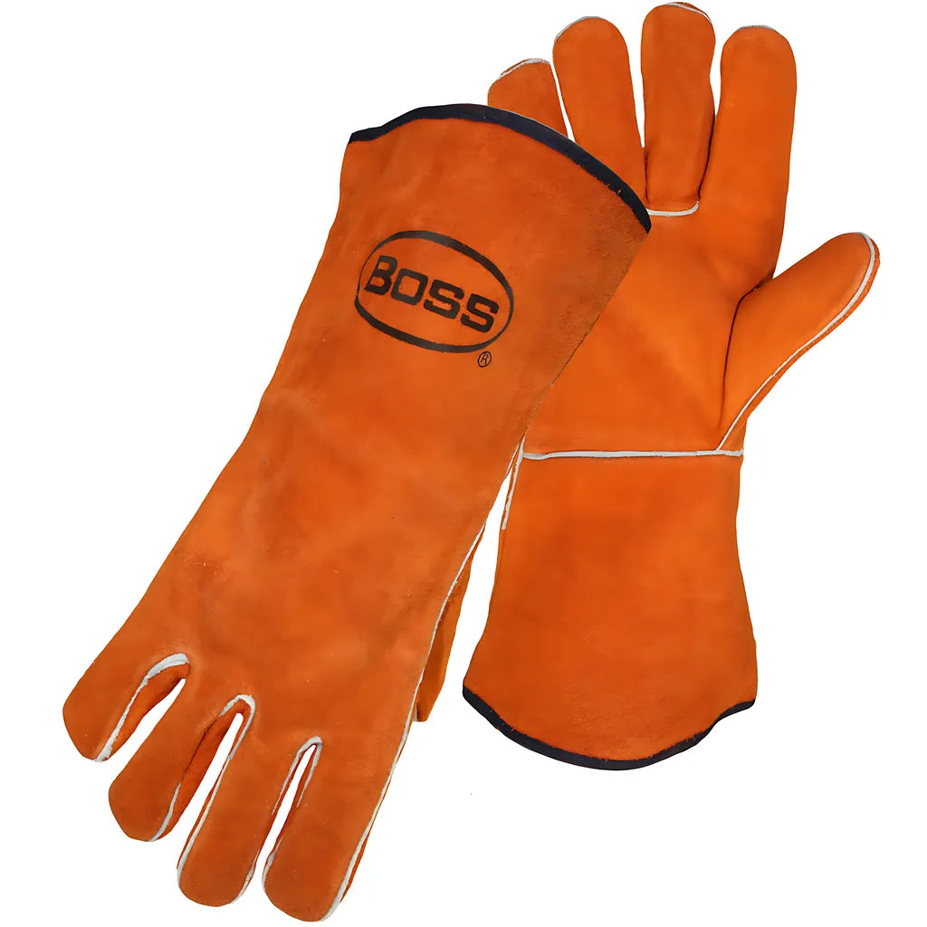 Boss 1Jl0943Kl Regular Grade Split Cowhide Leather Welder'S Glove With Cotton Lining 1JL0943KL-10286