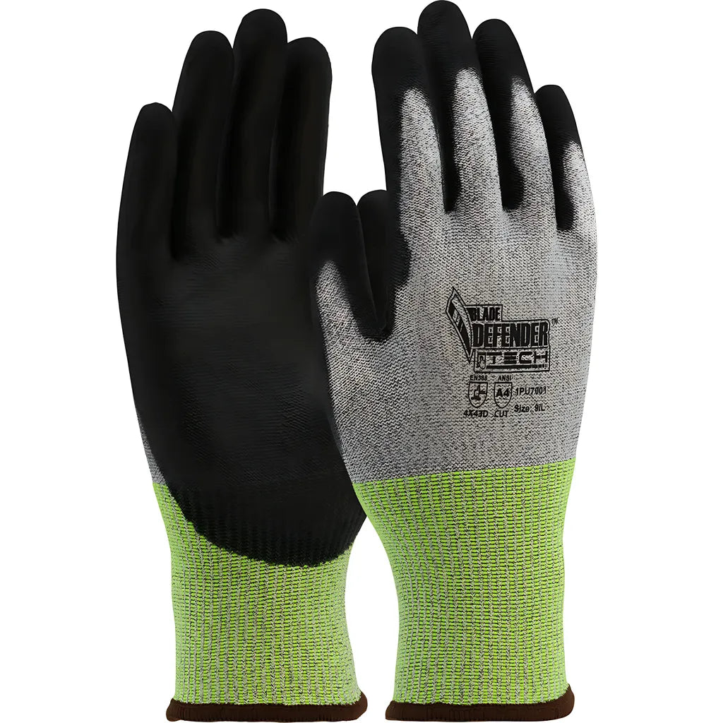 Boss 1Pu7001X Seamless Knit Polykor Blended Glove With Polyurethane Coated Flat Grip On Palm & Fingers - Touchscreen Compatible 1PU7001X-10354