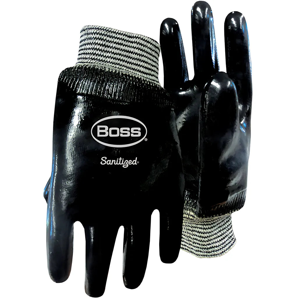 Boss 1Sn2510 Black Heavyweight Neoprene With Interlock Liner And Smooth Grip 1SN2510-10356