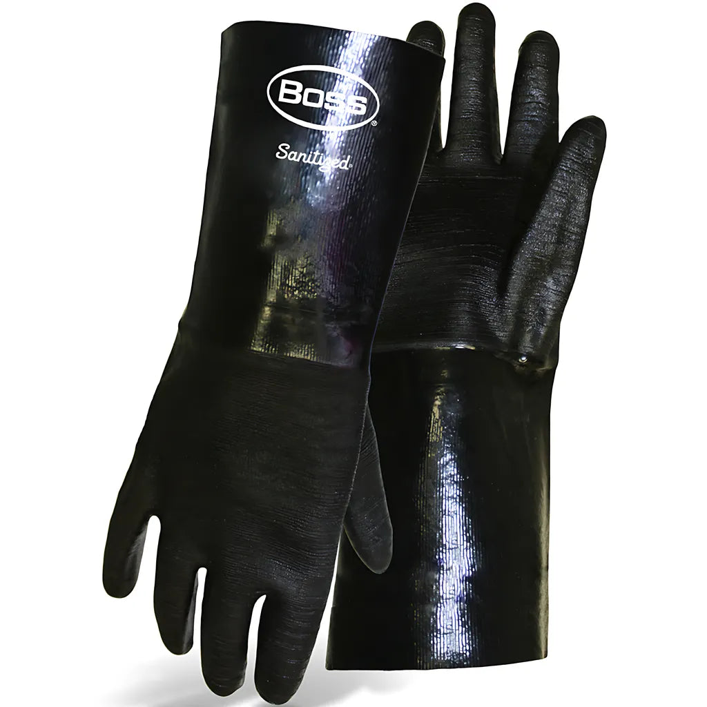Boss 1Sn2537 14" Long Heavyweight Neoprene With Interlock Lined And Crinkle Grip 1SN2537-10357