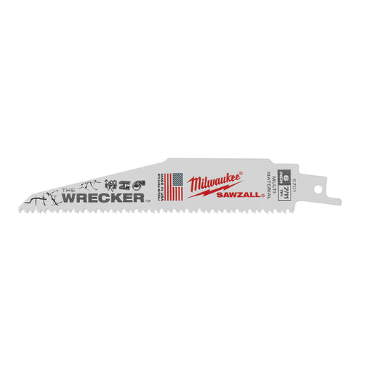 The Wrecker™ Multi-Material SAWZALL® Blade 6 in. 7/11TPI-Bulk 100