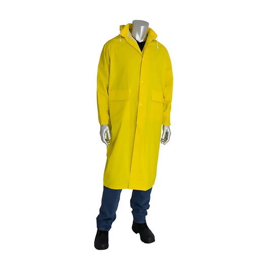 Falcon 205-300Fr/2X Premium Two-Piece 48" Treated Raincoat - 0.35 Mm 205-300FR2X-10747