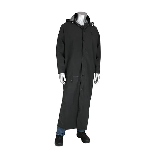 Falcon 205-322Fr/5X Premium 60" Duster Raincoat With Limited Flammability - 0.35 Mm 205-322FR5X-10769