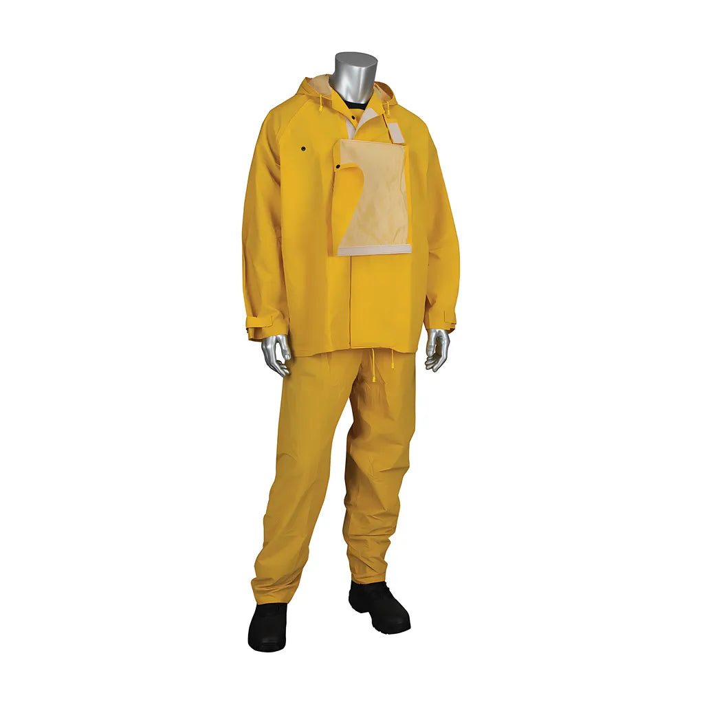 Falcon 205-375Fr/2X Pvc Jacket With Hood And Bib Overalls - 0.35 Mm 205-375FR2X-10792