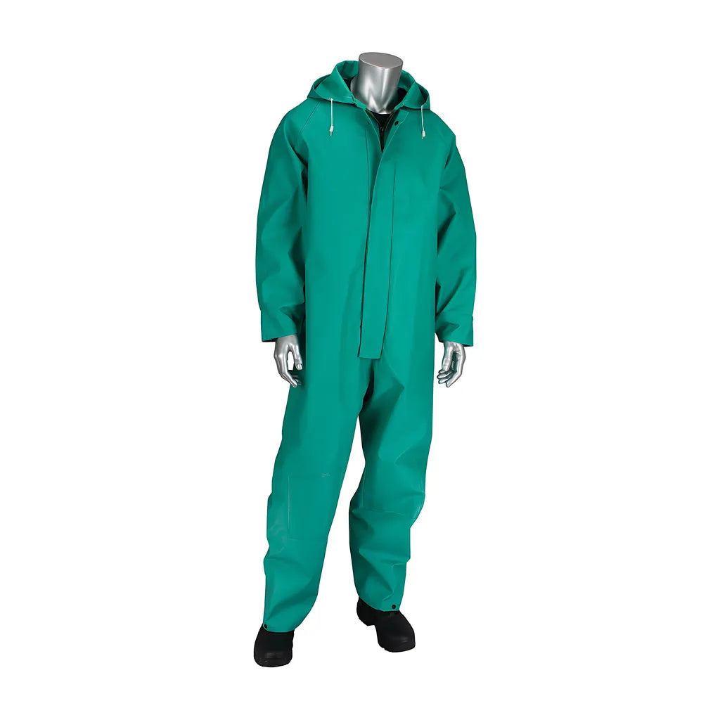 Falcon 205-420Cv/2X Treated Pvc Coverall With Hood - 0.42 Mm 205-420CV2X-10830