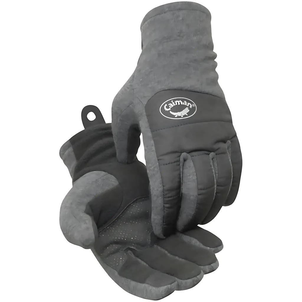 Caiman 2384-3 Fleece Glove With Micro-Dot Patch Grip And Thermal Lining - Touchscreen Compatible 2384-3-11057