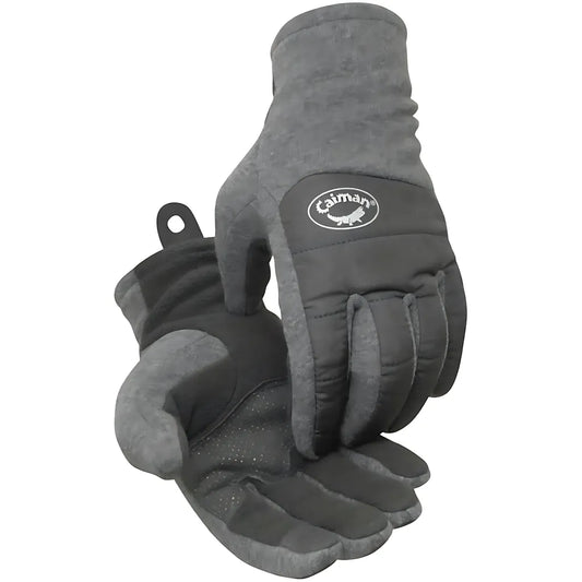 Caiman 2384-4 Fleece Glove With Micro-Dot Patch Grip And Thermal Lining - Touchscreen Compatible 2384-4-11058